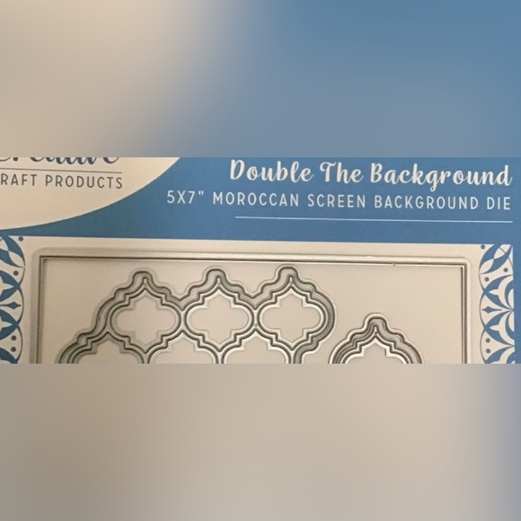 5 piece Moroccan Screen die set for cards, scrapbooks, paper crafting. New - Picture 2 of 2